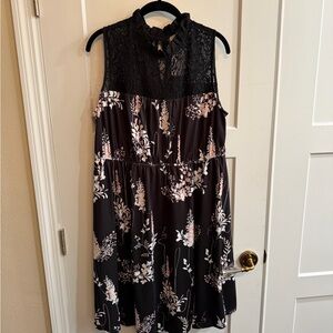 Kimi and Kai Black Lace Dress
